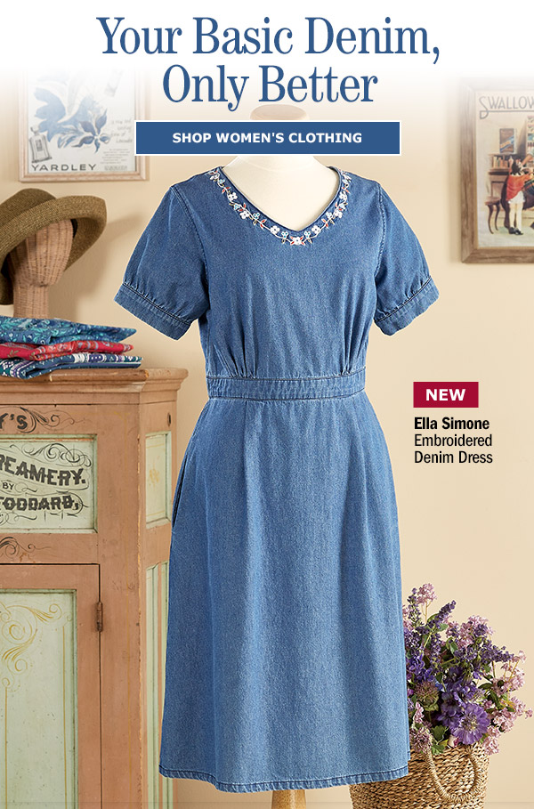 vermont country store denim dresses