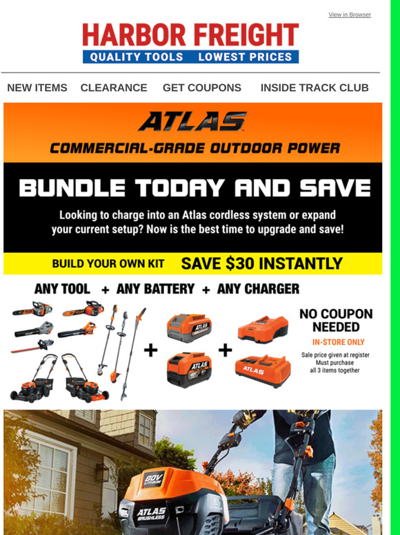 Harbor Freight Tools Atlas Build Your Own Kit And Save Milled