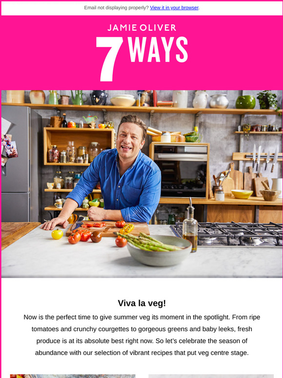 the jamie oliver shop Panzanella, chargrilled veg & behind the scenes