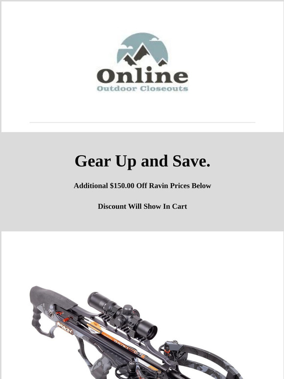 $150 Off Ravin Crossbows