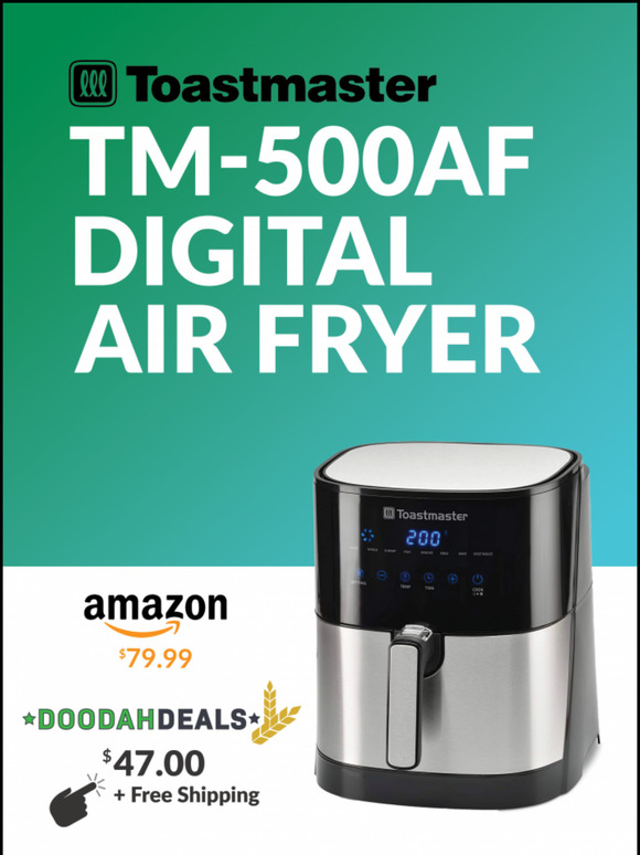 Toastmaster TM-500AF 5 Quart Digital Air Fryer