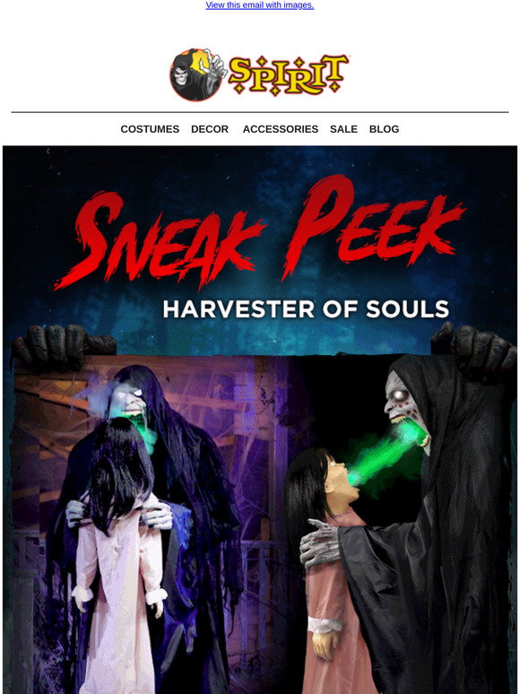 Spirit Halloween 👀 Sneak Peek Harvester of Souls animatronic Milled