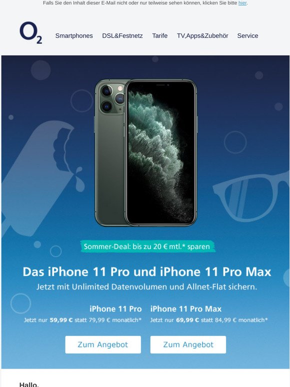 Jetzt das iPhone 11 Pro oder das iPhone 11 Pro Max zum super Preis sichern
