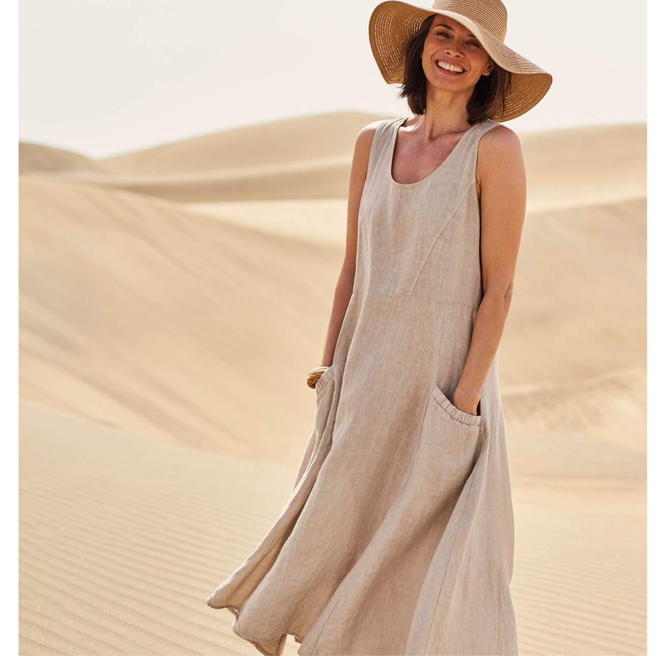 Woolovers linen dress Clearance