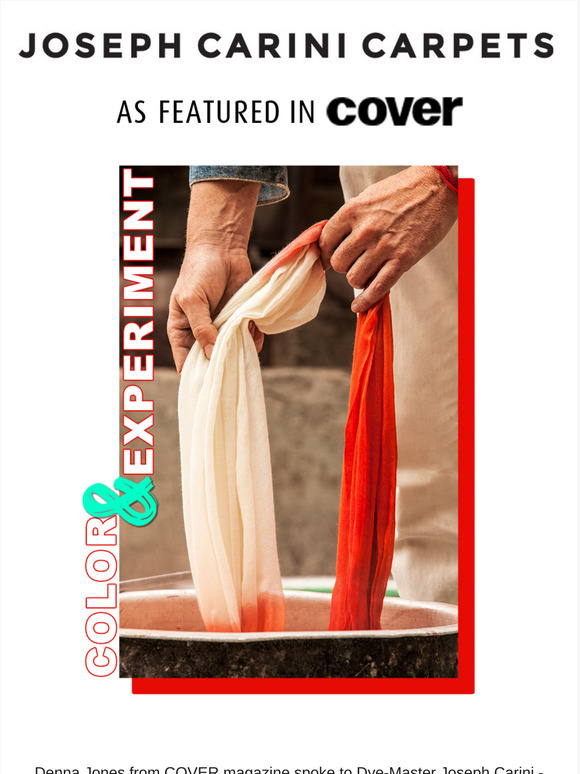 Color & Experiment with Dye-Master Joseph Carini