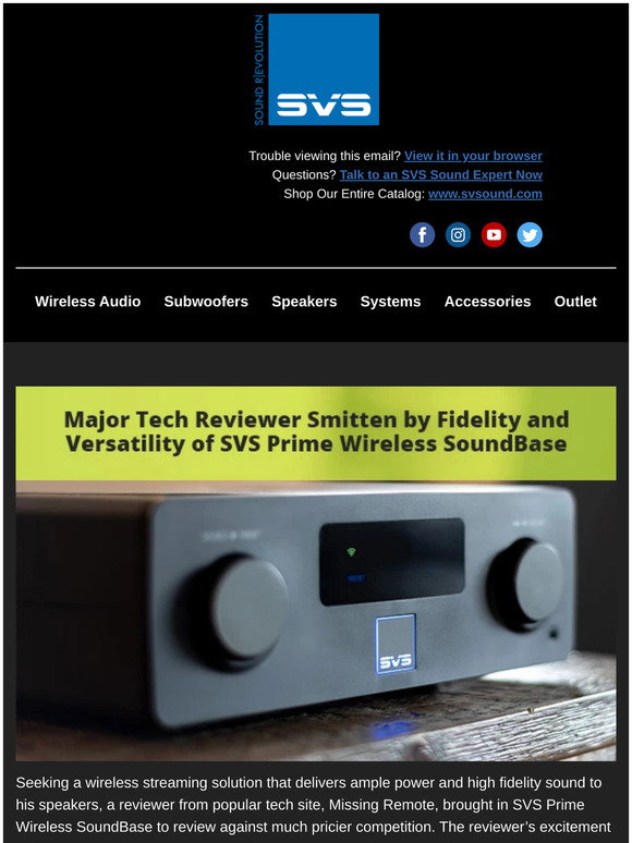 SVS Home Audio Speakers & Subwoofers SVS Art of Speaker and Subwoofer