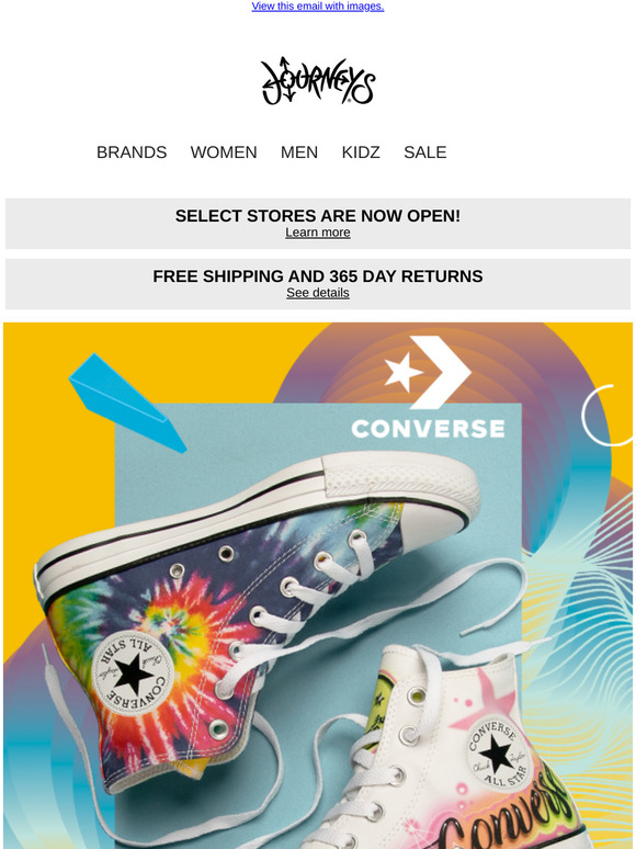 tie dye converse journeys
