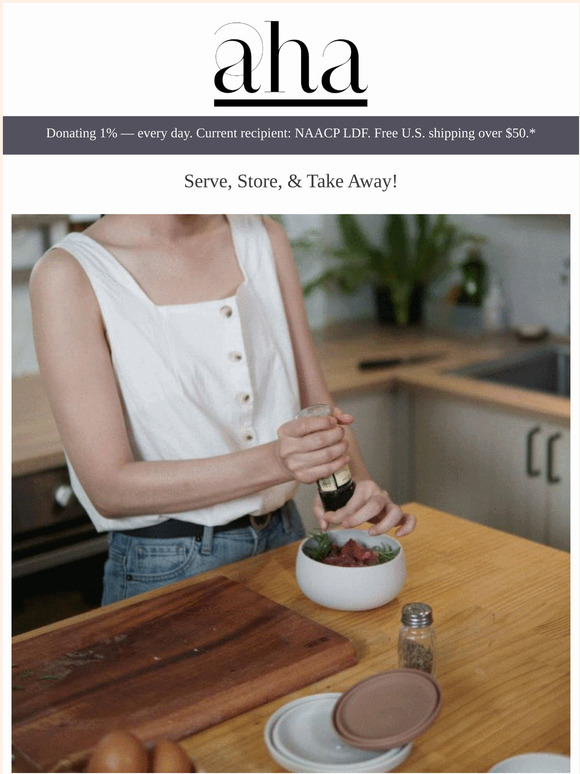 Serve, store, & take away