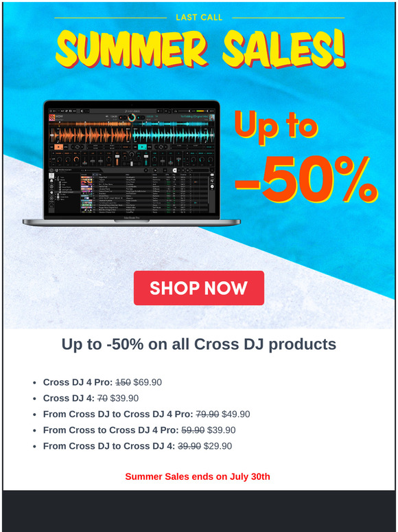 Last call for Summer Sales!