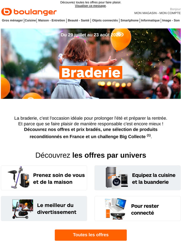 La braderie fait son grand retour !
