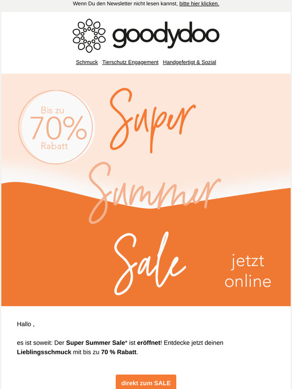 ❸ ❷ ❶ Der Super Summer Sale ist eröffnet