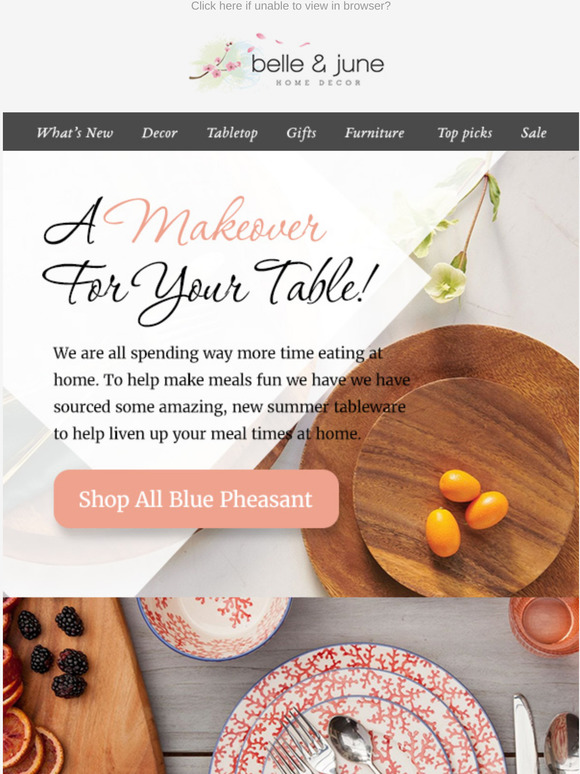Belle and June A Makeover For Your Table 🙌 Milled