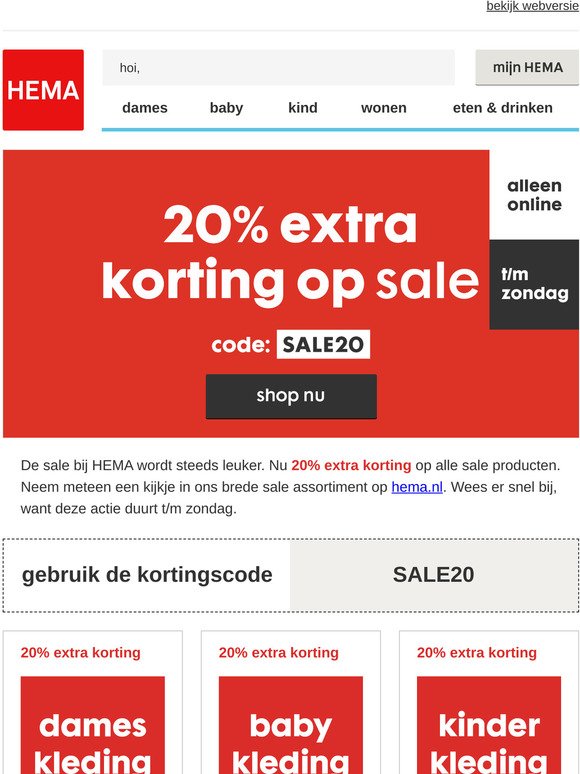 vloek Patois Schildknaap Hema NL Email Newsletters: Shop Sales, Discounts, and Coupon Codes - Page 7