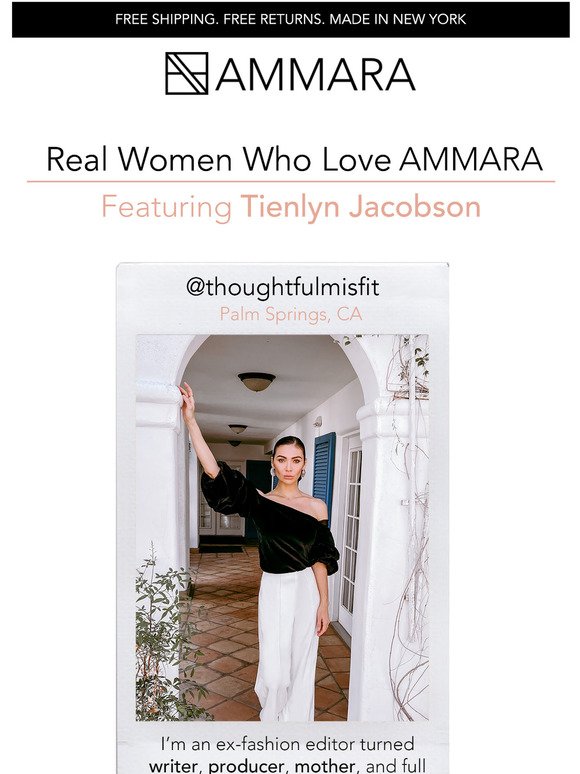 Meet The Real Women Who Love Shopping AMMARA ft. Tienlyn Jacobson