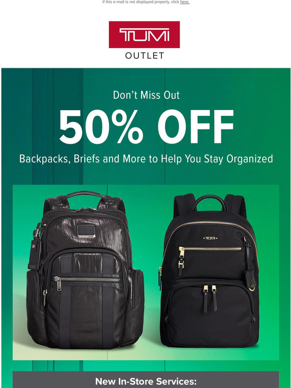 nearest tumi outlet store