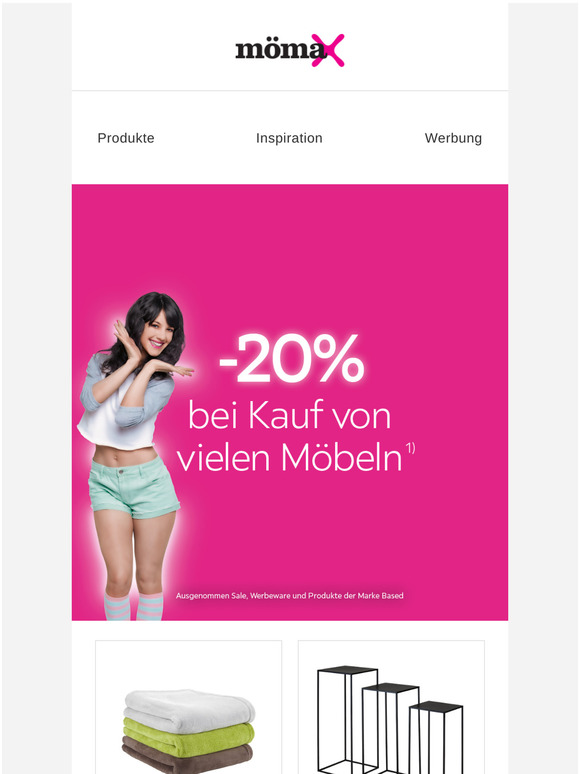 (t) -20% auf viele Möbel