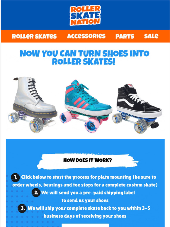 RollerSkateNation.com: Design your own roller skate | Milled