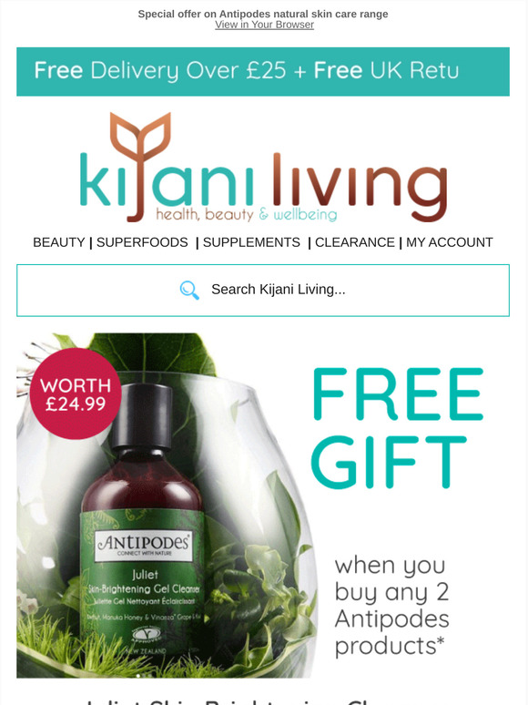 antipodes juliet brightening gel cleanser