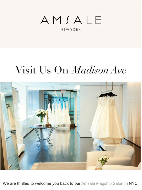 Amsale madison clearance avenue