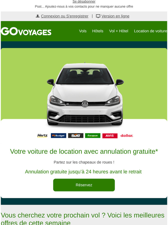 go voyages annulation