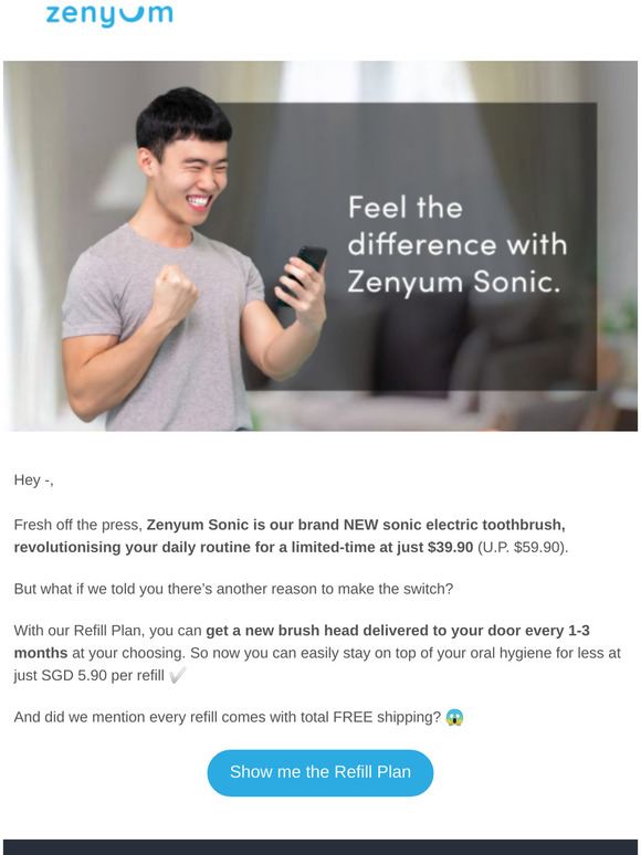 zenyum sonic electric toothbrush