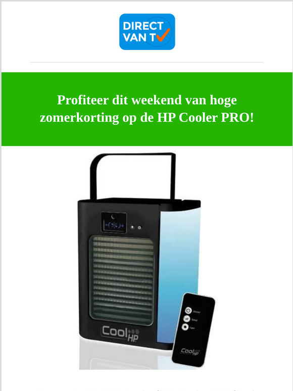 Onze HP Cooler PRO met extra weekendkorting!