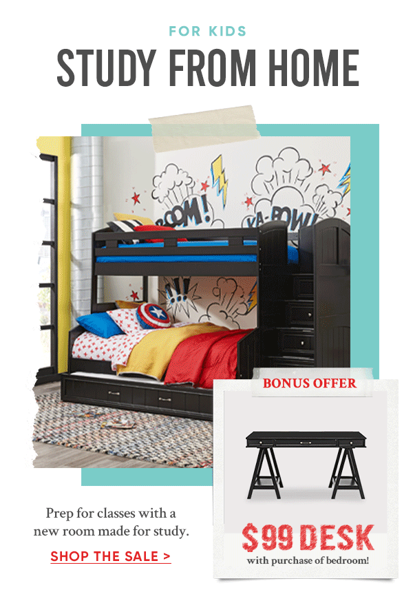 Rooms To Go Create the perfect study space at home! Milled