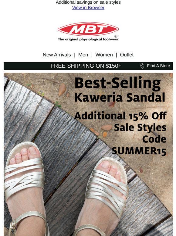 MBT | USA: Best-Selling Sandals - Additional 15% Off | Milled