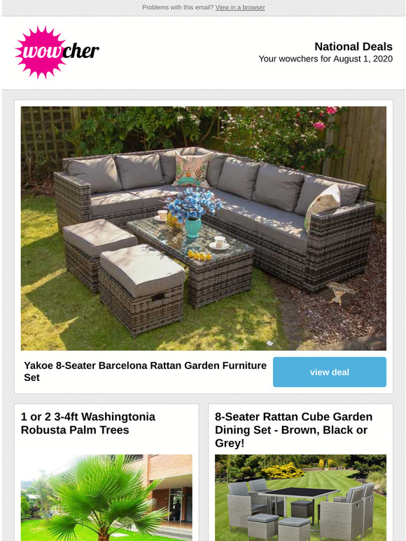 barcelona rattan sofa set