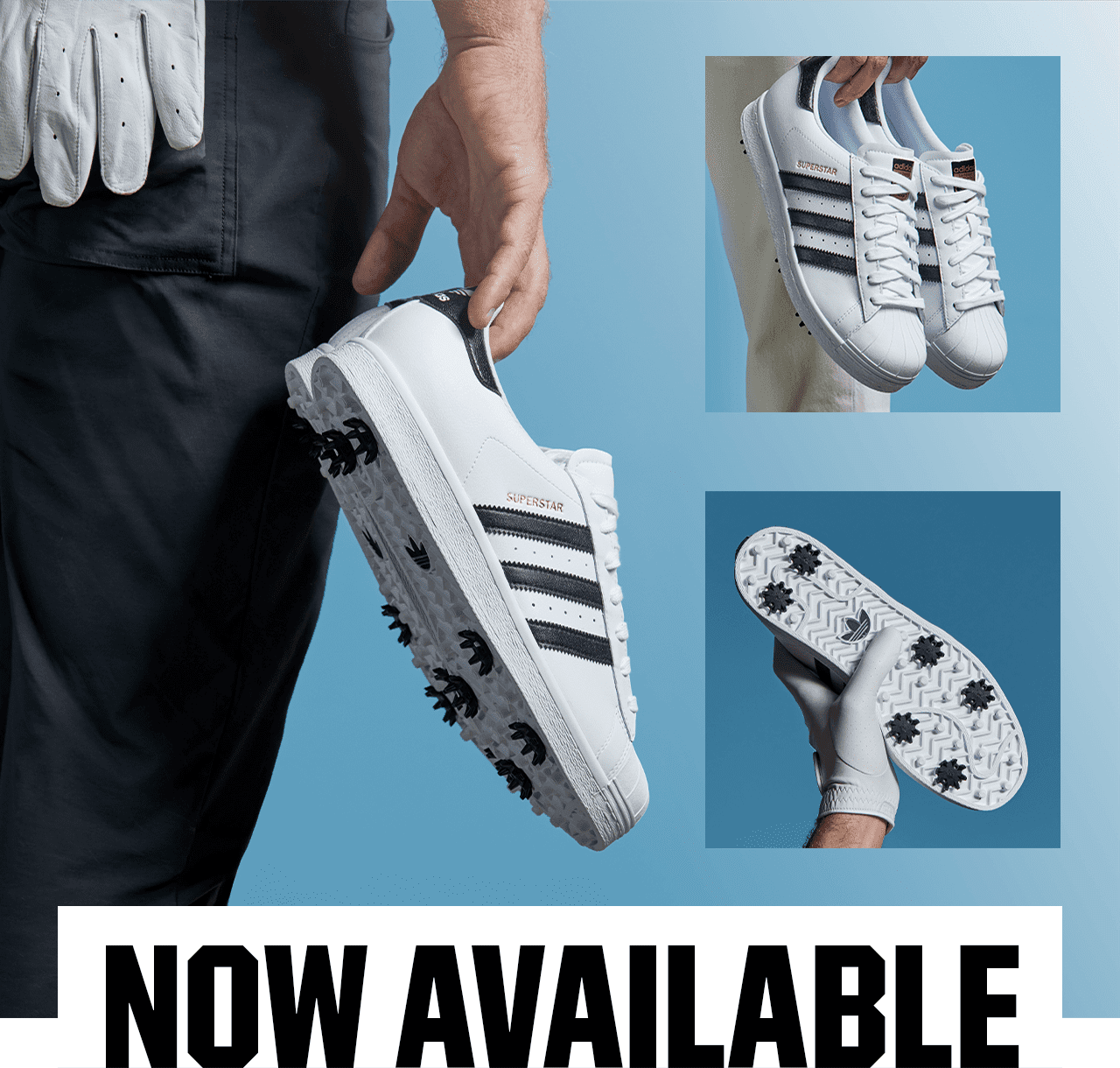 Buy > adidas men's superstar golf shoes > in stock