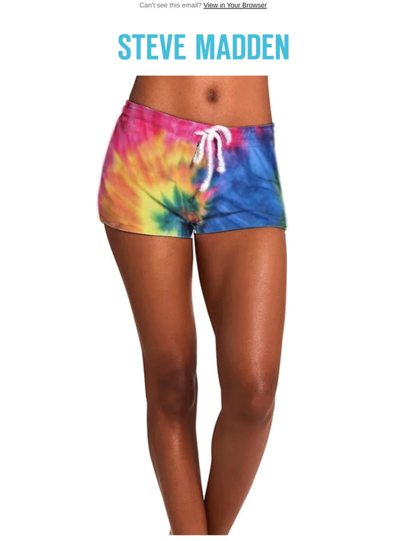 steve madden tie dye slides