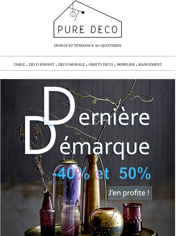 Ultime démarque : Tout à -40% et  -50%