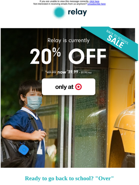 Back to school sale - 20% off