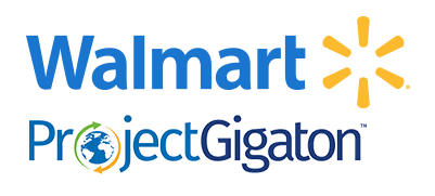 Walmart and Project Gigaton logos