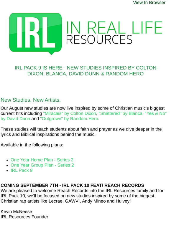 IRL Pack 9 Is Here + Sneak Peak At What's Coming