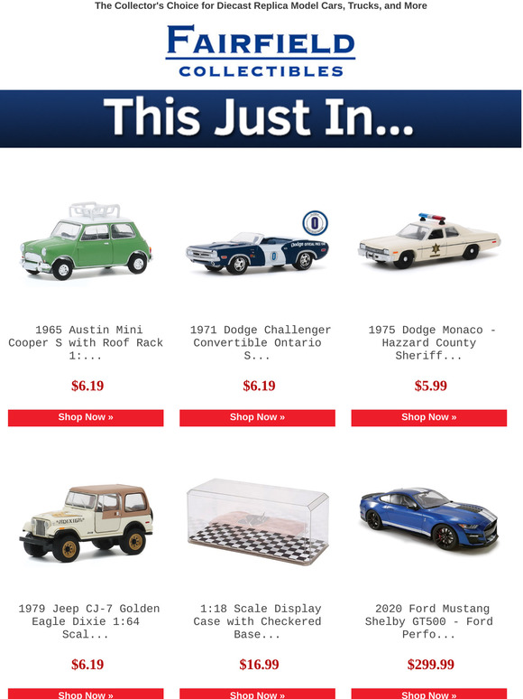 Collectible Brands This Just In! Fairfield Collectibles New Arrivals