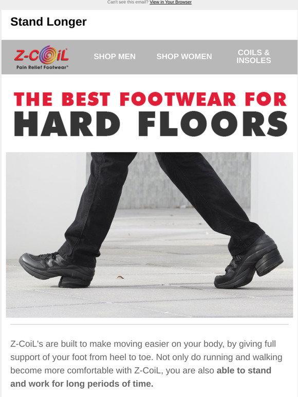 Z-CoiL Pain Relief Footwear: 8 Secrets to Healthy Feet! | Milled