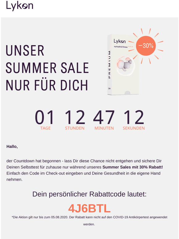 Nicht verpassen: 30% Rabatt bis morgen Nacht