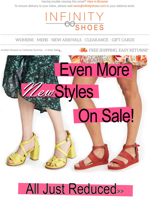 Another Reason to Celebrate Summer... A Shoe Sale👡