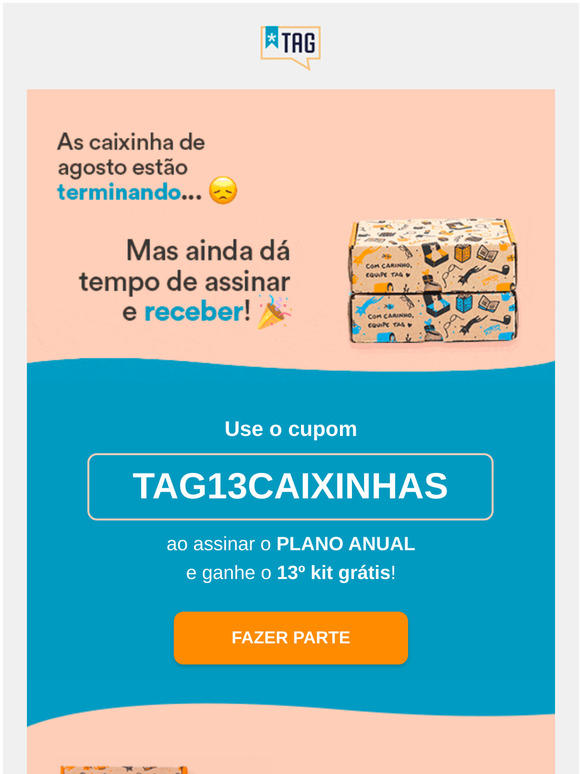 Uma caixinha grátis quer ser sua 🎁