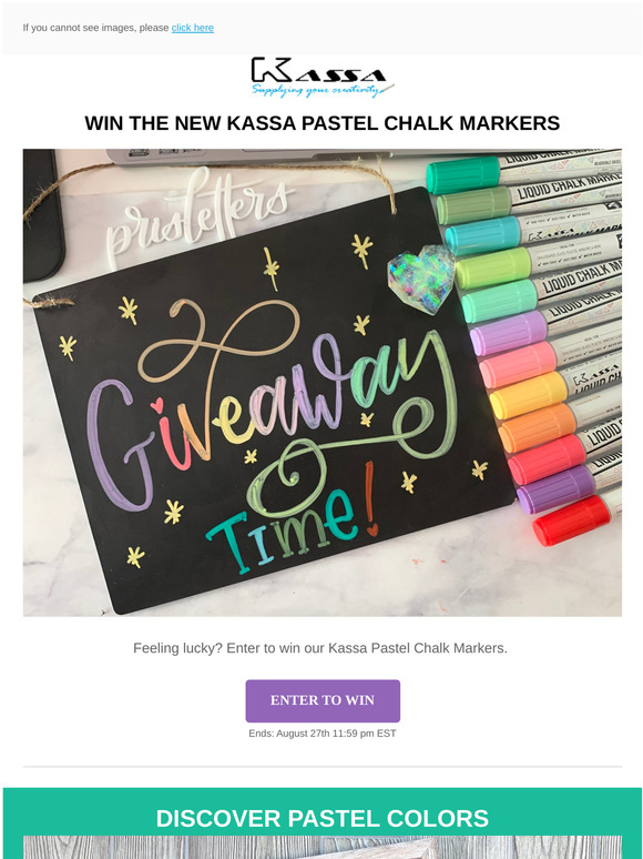 FREE CHALK MARKER GIVEAWAY 🎁