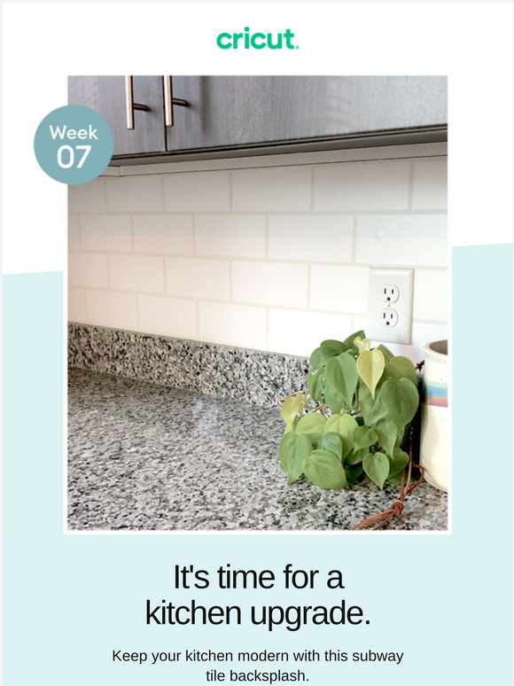 Cricut Source A Kitchen Backsplash To Diy For Milled