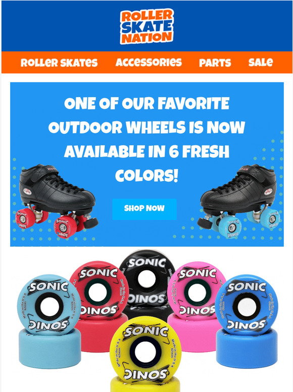 NEW Outdoor Roller Skate Wheels Milled