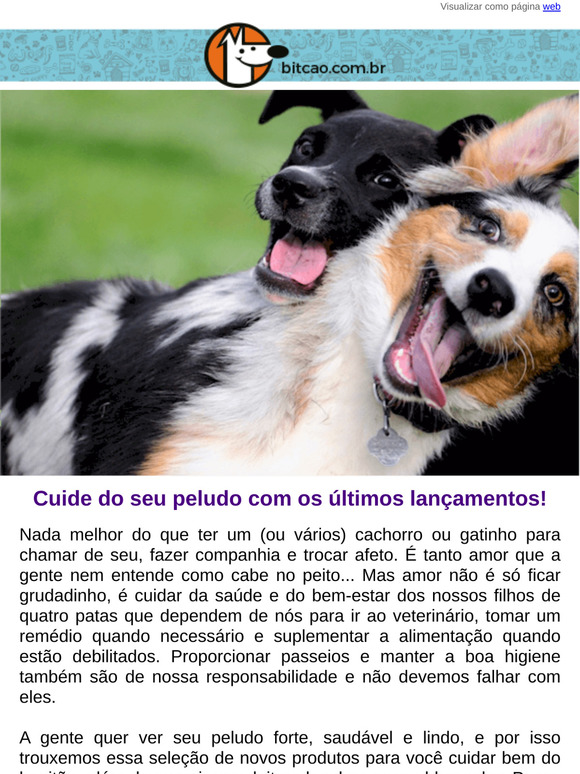 Oba, chegou novidade 😃