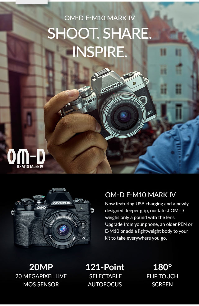 Adorama Just Announced Olympus Om D E M10 Mark Iv Mirrorless Camera Milled