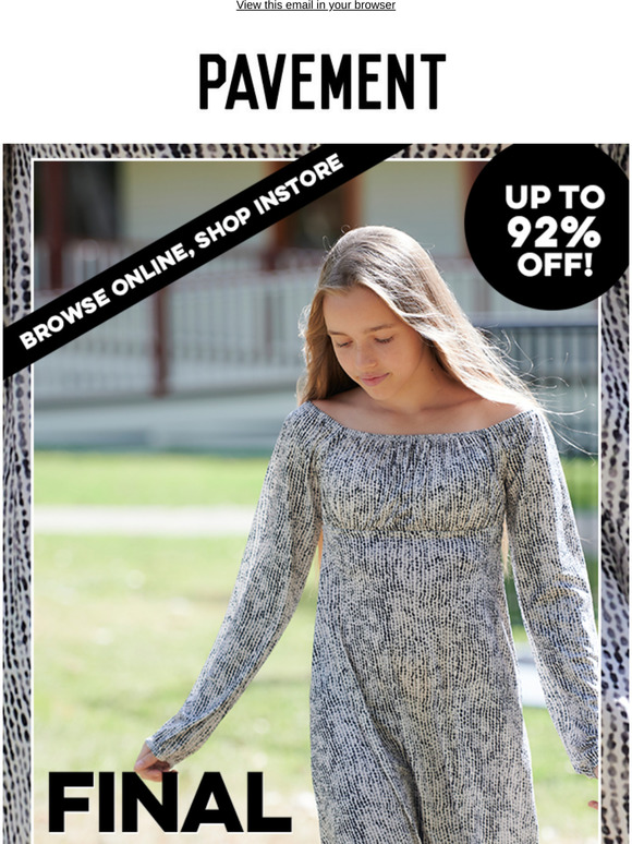 Final Dress Clearout!