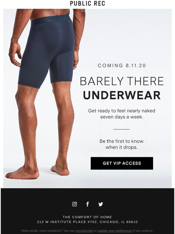 Public Rec: It's National Underwear Day | Milled