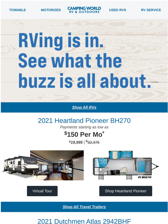 Camping World: IT'S OFFICIALLY THE YEAR OF RV TRAVEL | Milled