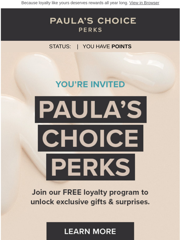 Paula's Choice Introducing Paula's Choice Perks Milled