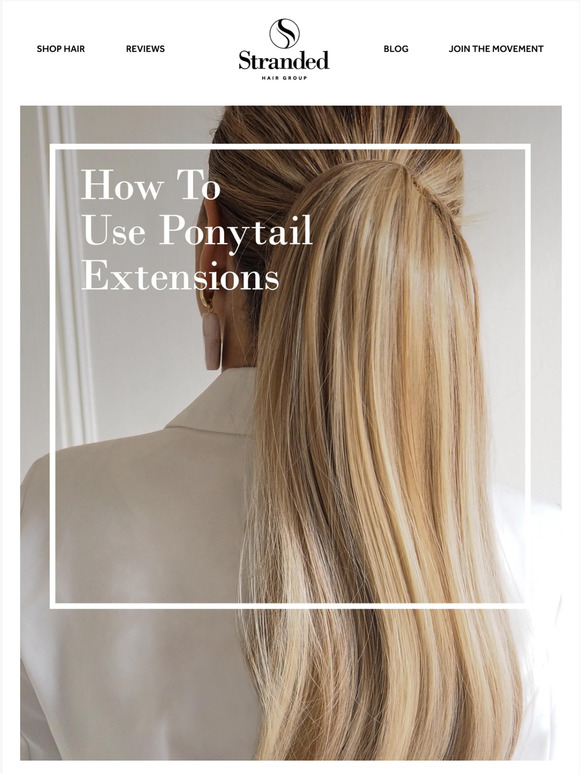 How to use ponytail extensions❣️